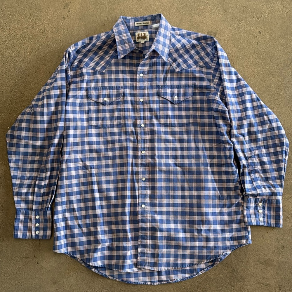 Mens Western Button Down Shirt